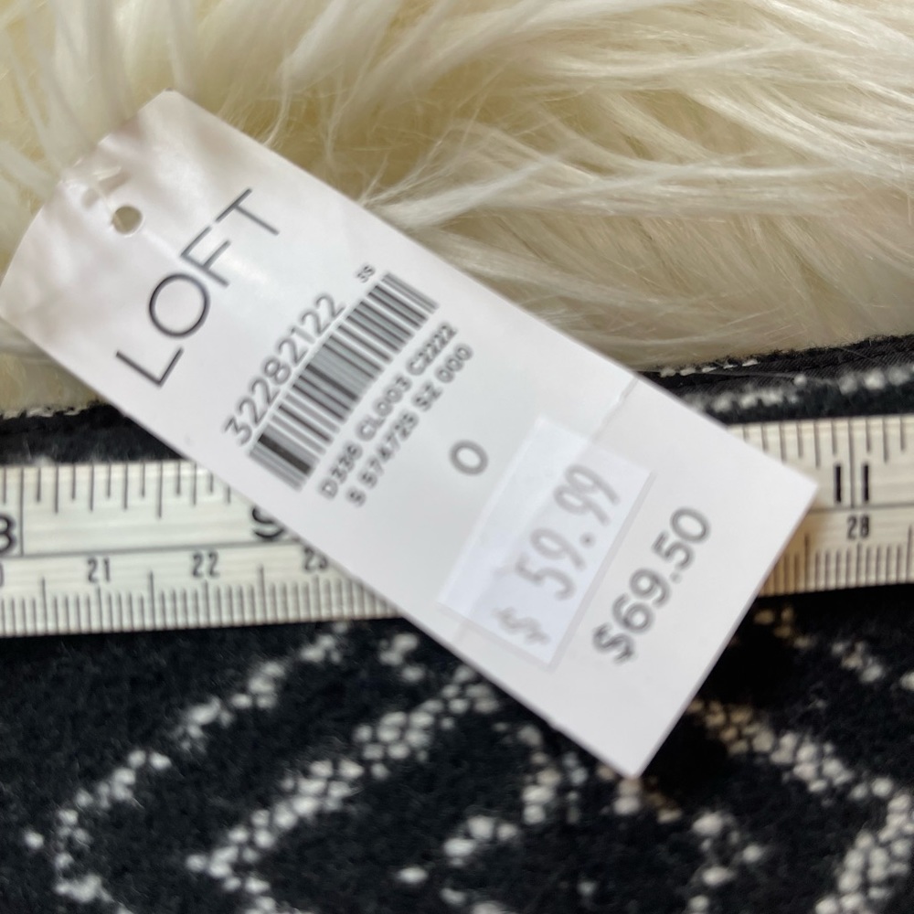 Loft Black and Gray Ikat Skirt - Picture 4 of 4